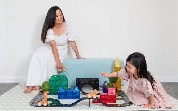 Connetix tiles costruzioni magnetiche 48 Pezzi Road Pack