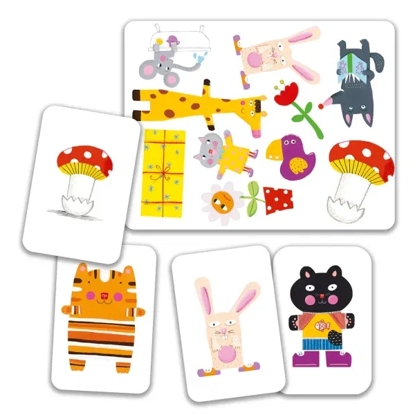 Gioco carte Minimatch osservazione e velocità Djeco