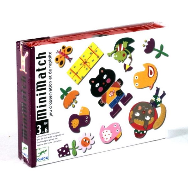 Gioco carte Minimatch osservazione e velocità Djeco