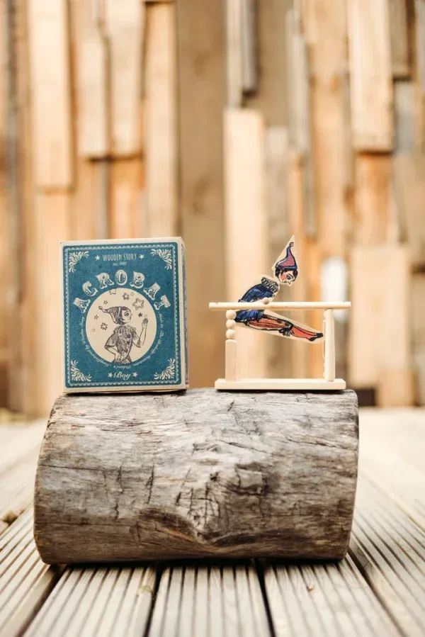 Gioco equilibrio acrobata boy WOODEN STORY