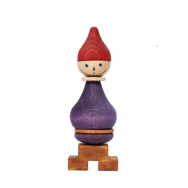 Impila e componi personaggio numero 6 WOODEN STORY