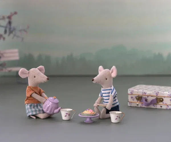 Miniatura valigetta l'ora del tè Madeline Maileg