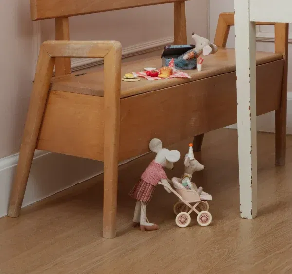 Passeggino Stroller rosa topo Maileg