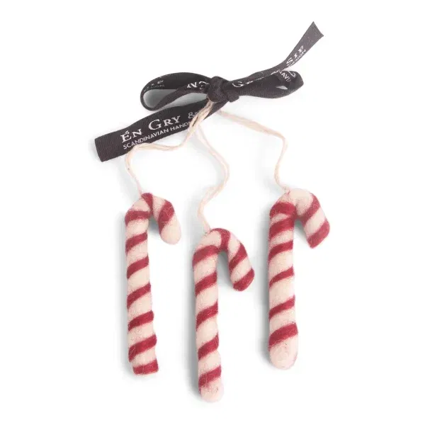 Pendenti in feltro Candy Cane GRY & SIF