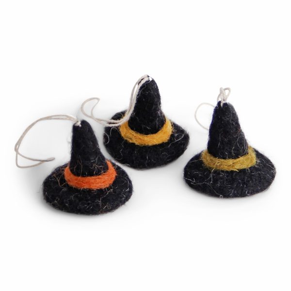 Pendenti in feltro cappelli da strega Halloween GRY & SIF