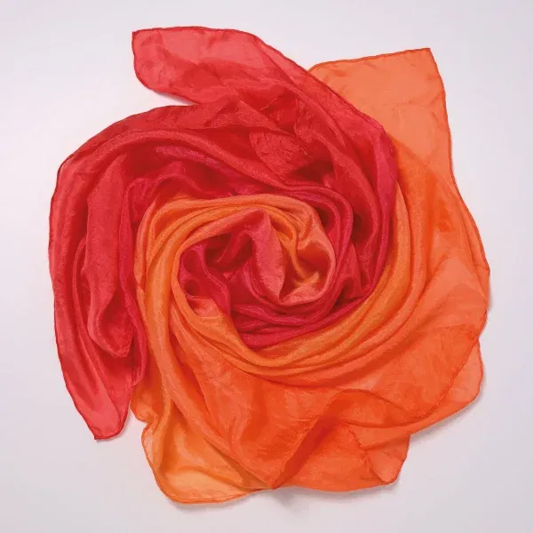 Playsilks Telo in seta Fire 86 x 86 cm Sarah's Silks