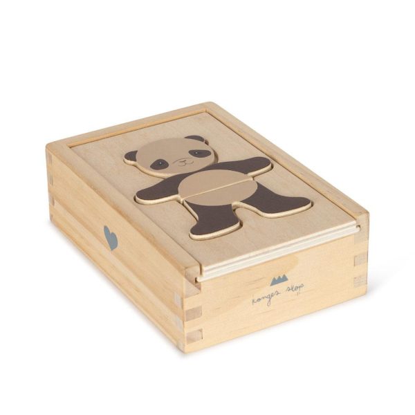 Puzzle dei personaggi Teddy animals Konges sløjd
