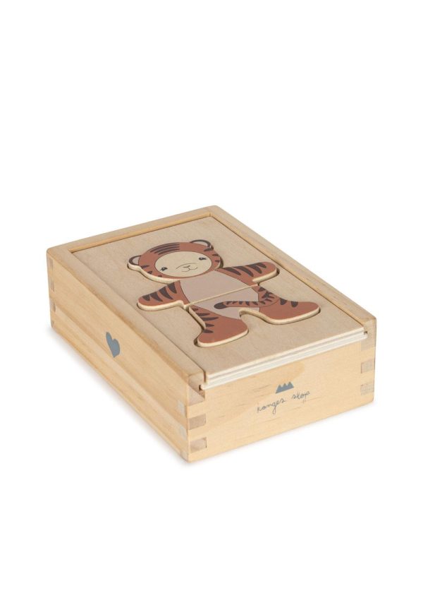 Puzzle dei personaggi Teddy animals Konges sløjd