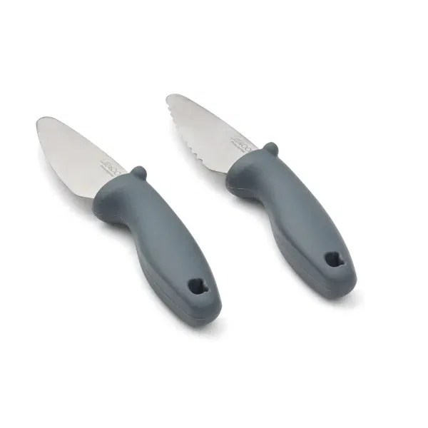 Set 2 coltelli ergonomici manico anti scivolo Perry blue LIEWOOD