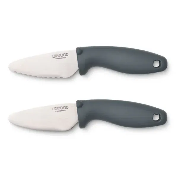 Set 2 coltelli ergonomici manico anti scivolo Perry blue LIEWOOD