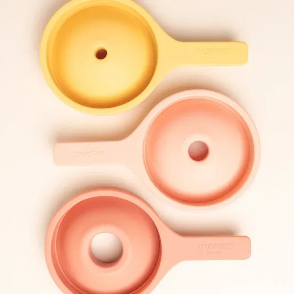 Set 3 imbuti coral yellow INSPIRE my play