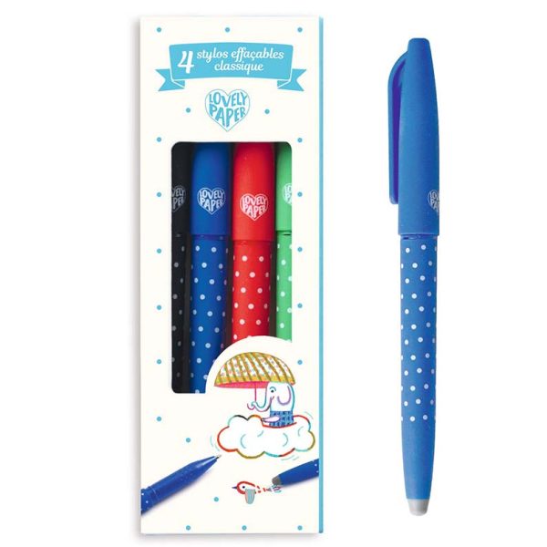 Set 4 penne cancellabili Djeco