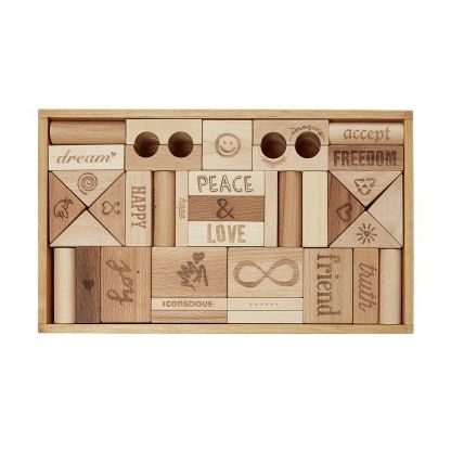 Set costruzioni Peace & Love XL WOODEN STORY