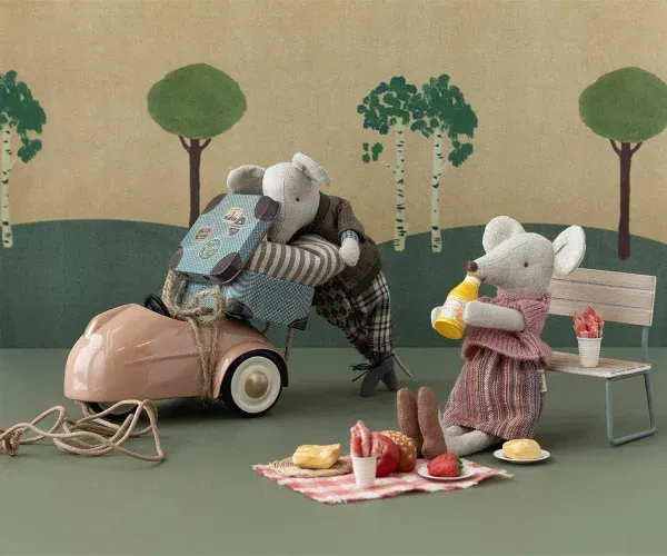 Set gioco miniatura picnic Topo Maileg