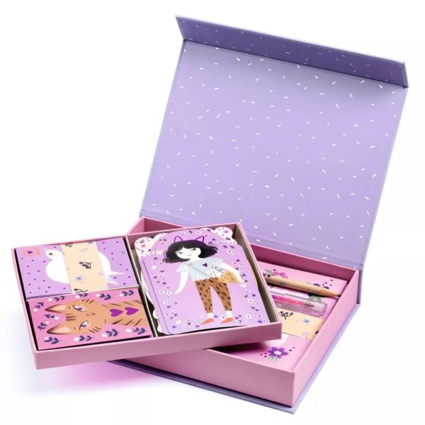 Set kraft scrittura Lucille Djeco