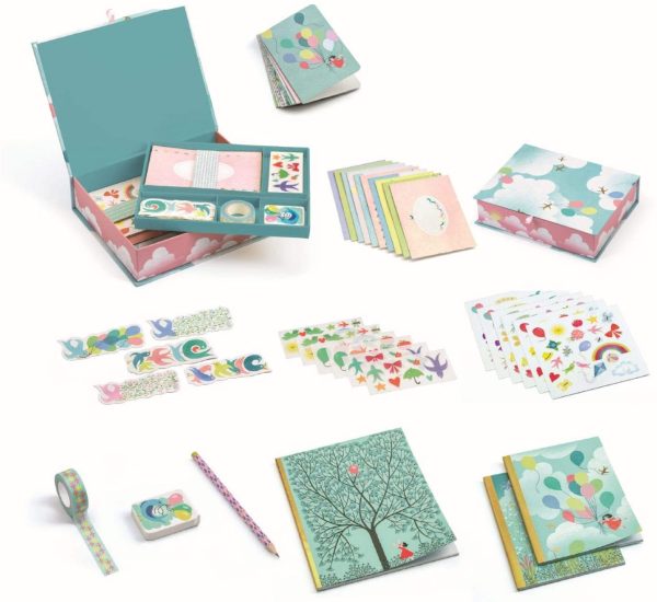 Set kraft scrittura My Stationery Charlotte Djeco