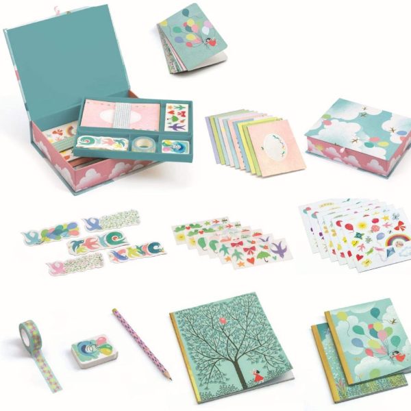 Set kraft scrittura My Stationery Charlotte Djeco