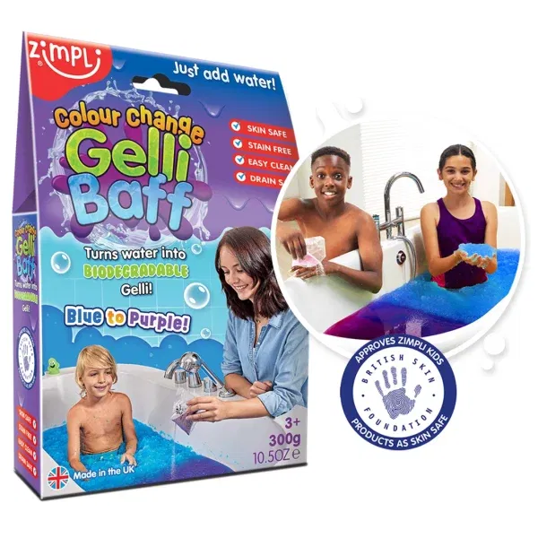 Bagno sensoriale Gelli Baff color change blue Zimpli kids