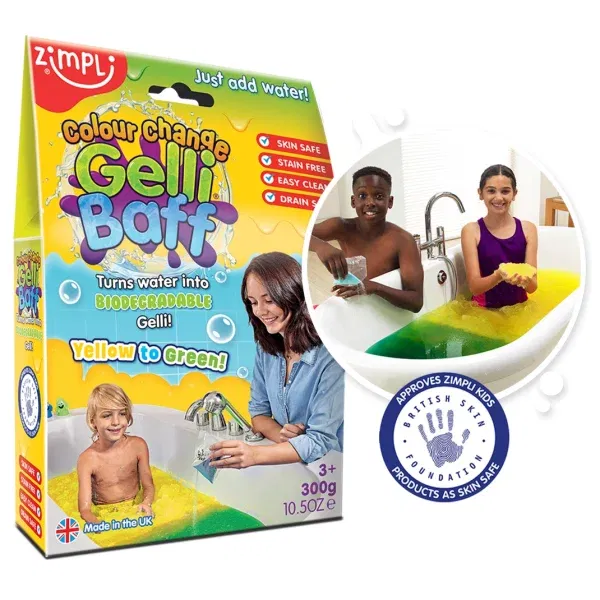 Bagno sensoriale Gelli Baff color change yellow Zimpli kids