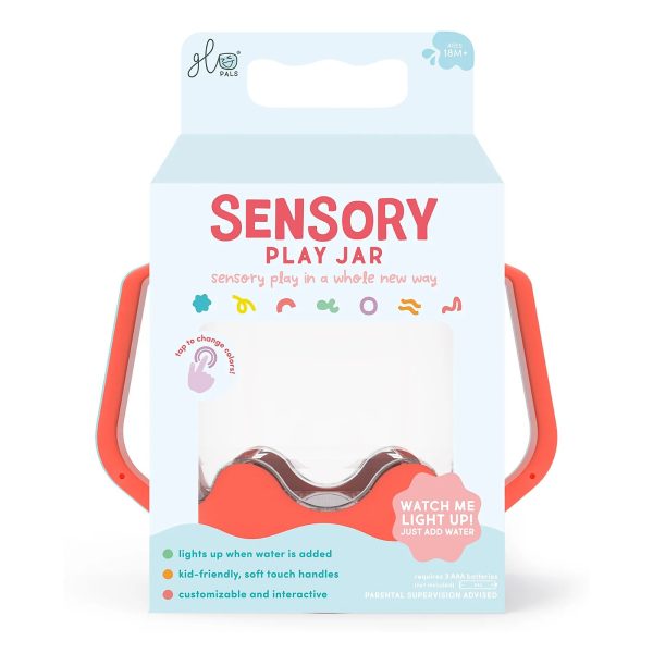 Barattolo per gioco sensoriale coral GLO PALS