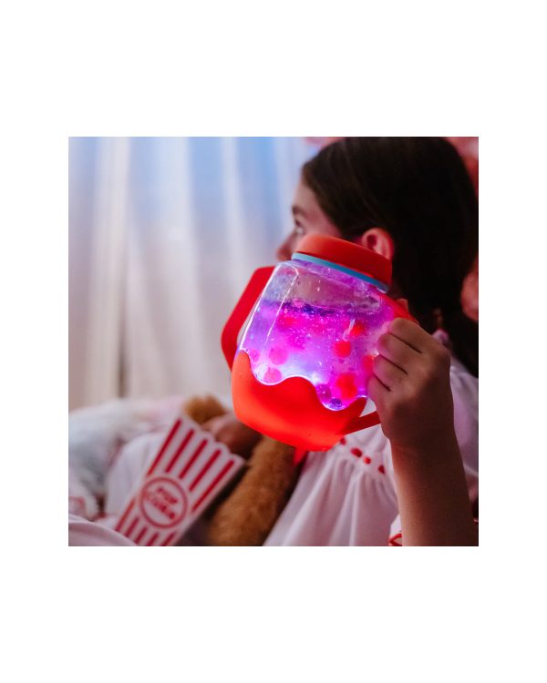 Barattolo per gioco sensoriale coral GLO PALS