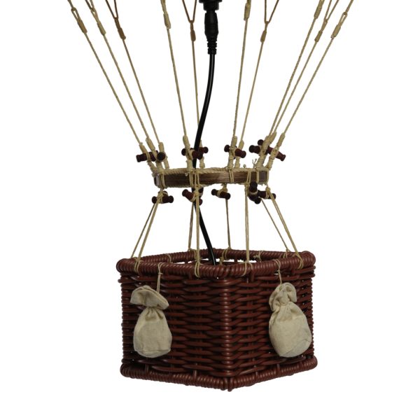 Mongolfiera lampada LED blu chiaro 32 cm Authentic Models