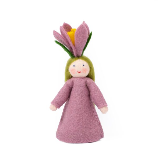 Figura Waldorf Fata Crocus Ambro-dolls