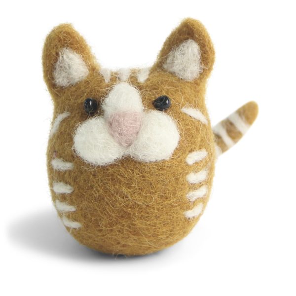 Figura in feltro gatto Halloween GRY & SIF