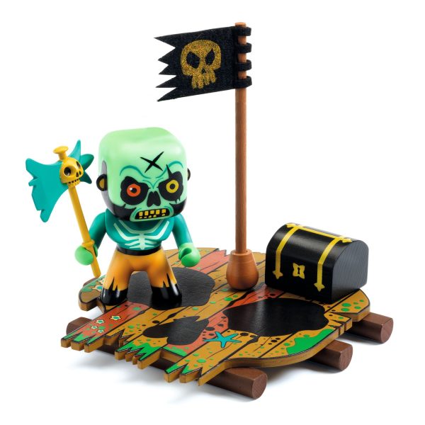 Figura in vinile Arty Toys Pirata Skullapic Djeco