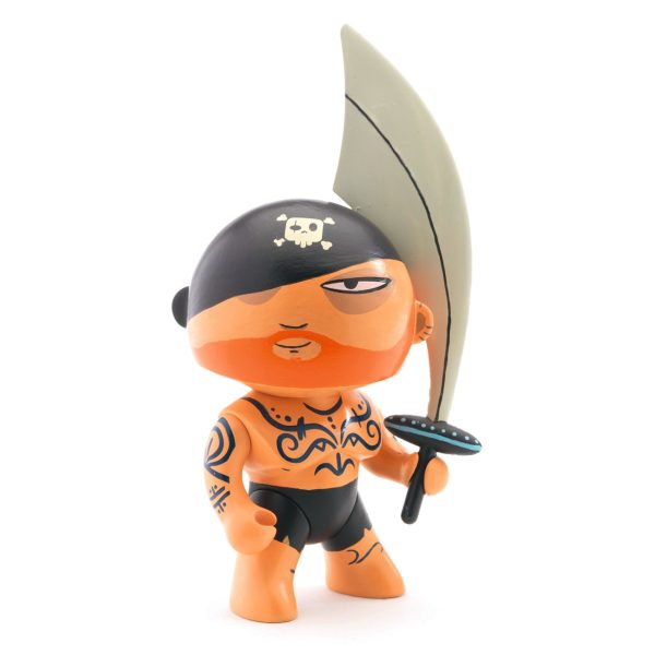 Figura in vinile Arty Toys Pirata Tatoo Djeco