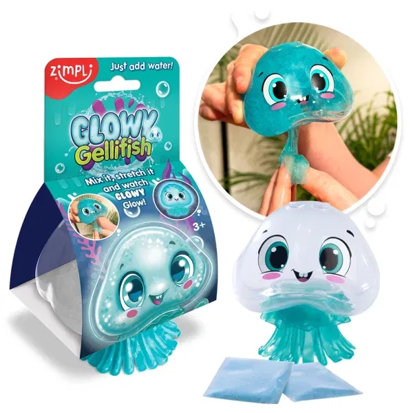 Gelifish Zimpli Glowy slime luminescente Zimpli kids