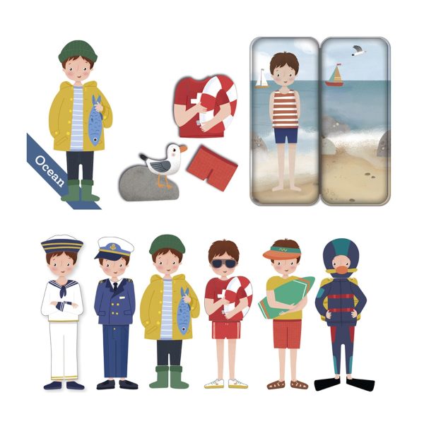 Gioco magnetico MIX&MATCH Ocean Apli kids