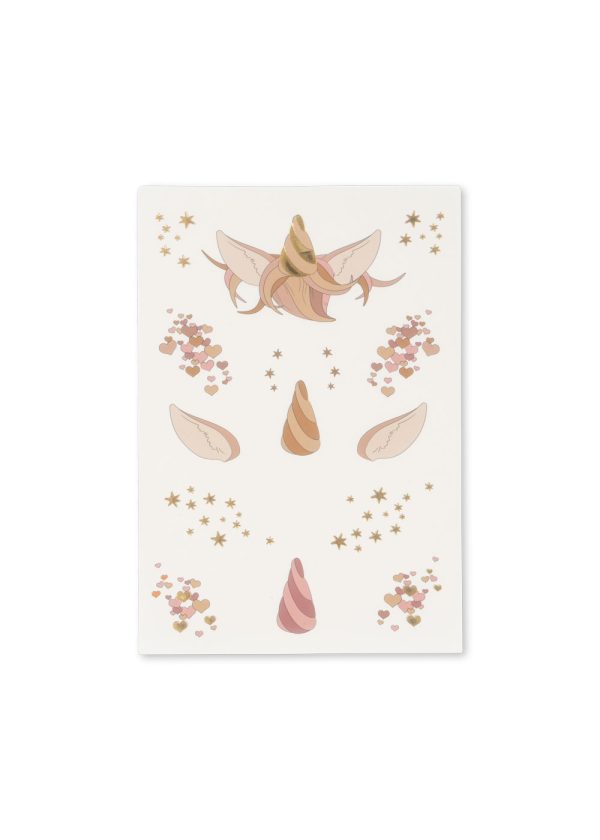 Gioielli per viso e tatoo unicorn Konges