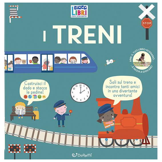 I treni Giocolibri con scenario