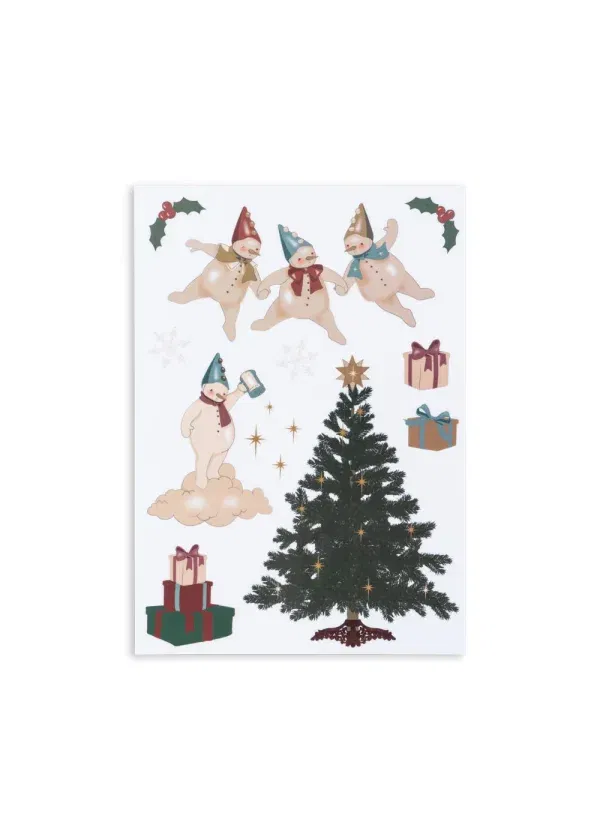 Set decorazione adesivi per finestra Natale Konges sløjd