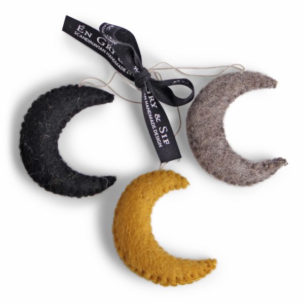 Pendenti in feltro 3 lune Halloween GRY & SIF