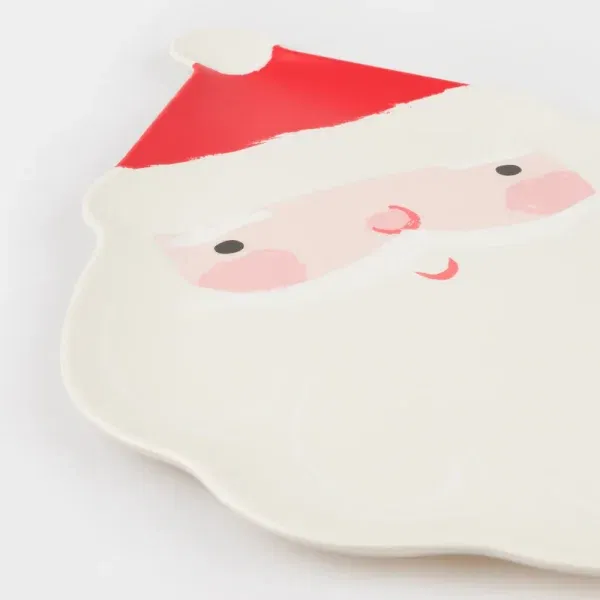 Piatto Babbo Natale resina MeriMeri