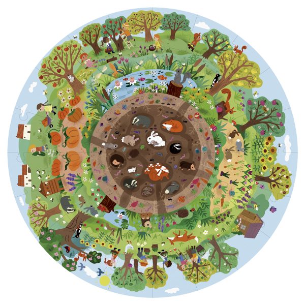 Puzzle BIOSFERA 48 pezzi Apli kids