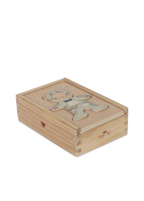 Puzzle dei personaggi Teddy animals new Konges sløjd