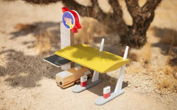 Rocket Fuel Station Candylab