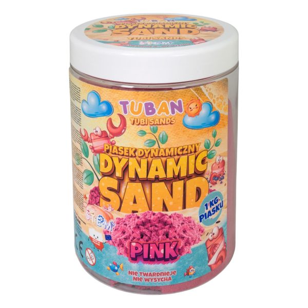 Sabbia cinetica pink 1kg TUBAN