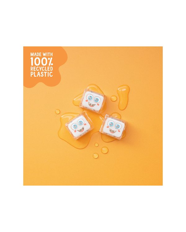 Set 4 Cubi Luminosi Party Pal bianco GLO PALS