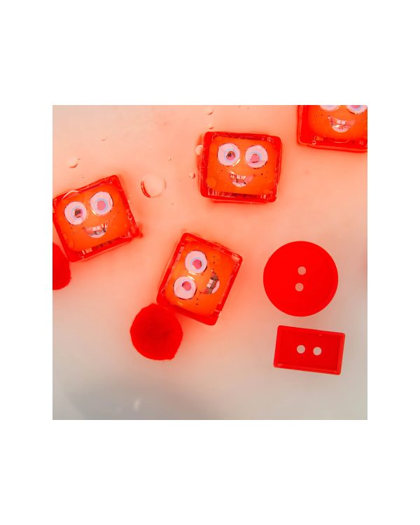 Set 4 Cubi Luminosi Sammy rosso GLO PALS
