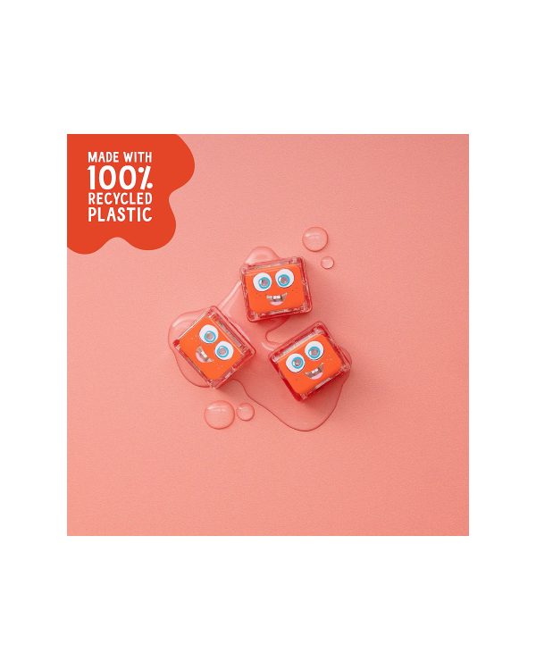 Set 4 Cubi Luminosi Sammy rosso GLO PALS