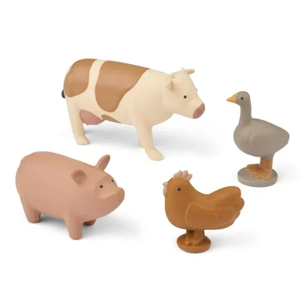 Set 4 animali della fattoria Hallie LIEWOOD