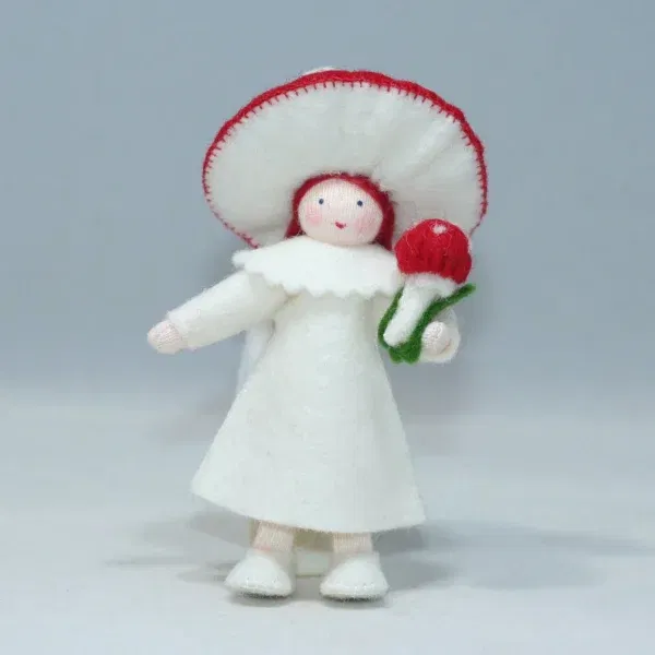 Set 5 figure Waldorf Fly Agaric family Ambro-dolls