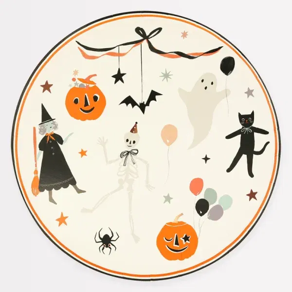 Set 8 Piatti It's Halloween MeriMeri