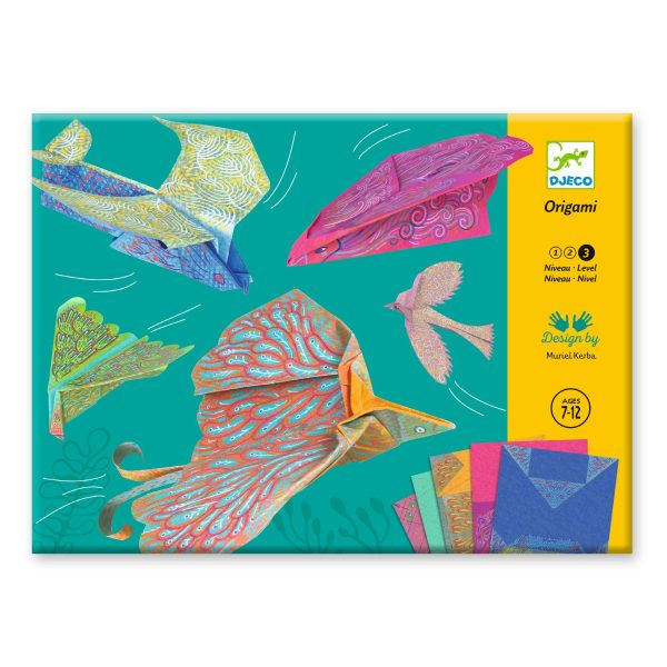 Set Origami 11 uccelli Fast wings Djeco