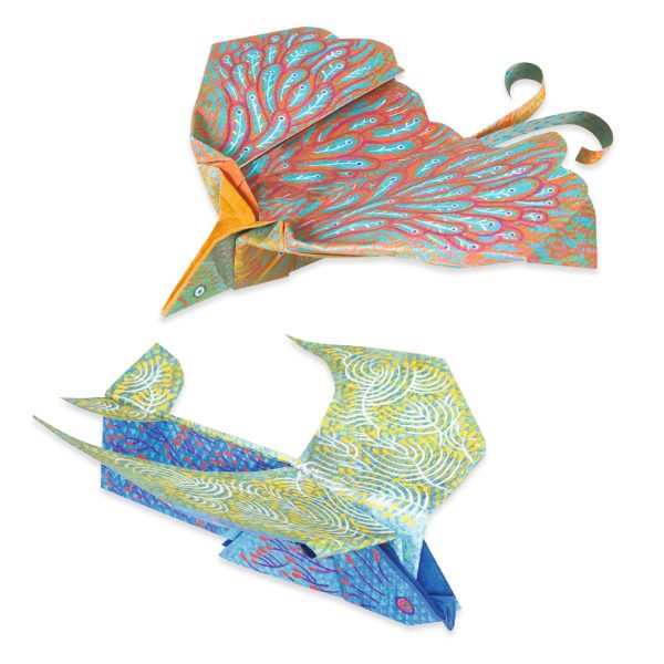 Set Origami 11 uccelli Fast wings Djeco