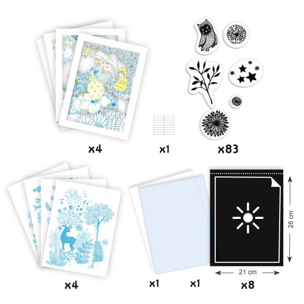 Set artistico CIANOTIPIA Au clair de la lune Djeco